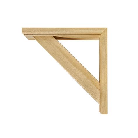 waddell unfinished natural color metal and wood bracket shelf bracket|waddell brackets and shelves.